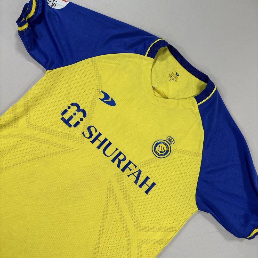 Al Nassr Futboll Club 22/23 Gato #7 Soccer Jersey DUNEUS Sportswear L